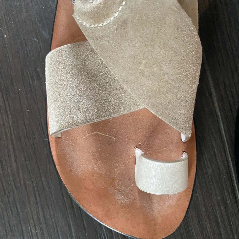 Rag and bone light sand suede August slide sandal - Picture 13 of 15